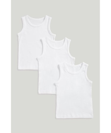MOTHERCARE apatiniai marškinėliai be rankovių 3vnt. 98 867852 867853