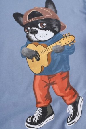 COCCODRILLO marškinėliai EVERYDAY BOY A, mėlyni, ZC4143106VBA-014-152, 152 cm 