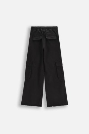 COCCODRILLO kelnės MAXITROPIC GIRL JUNIOR, juodos, WC5119101MGJ-021-164, 164 cm 