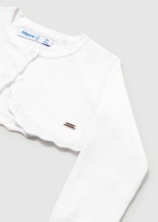 MAYORAL susegamas megztinis, white, 306-86, cm 