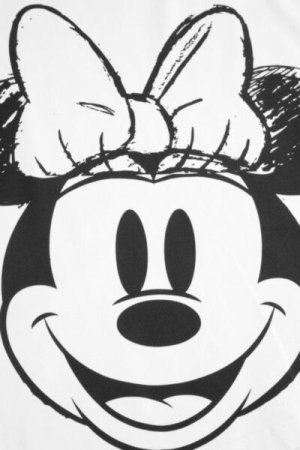 COCCODRILLO marškinėliai LICENCE GIRL DISNEY, balti, ZC4143204LGD-001-164, 164 cm 