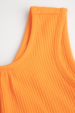 COCCODRILLO marškinėliai be rankovių OCEAN WONDERS KIDS, oranžiniai, WC4143301OWK-006-116, 116 cm 