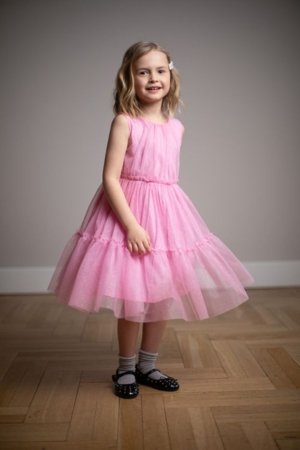 COCCODRILLO suknelė be rankovių, rožinė, WC6128304EJG-007-134, 134 dydis 