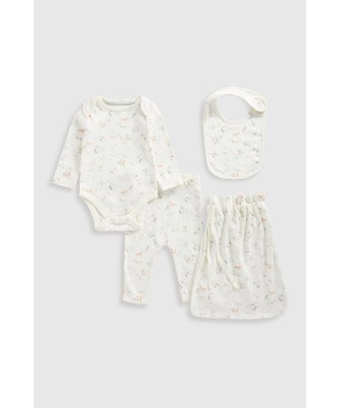 MOTHERCARE 4 dalių komplektas kūdikiui, IF276 62 