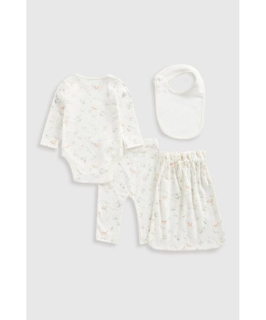 MOTHERCARE 4 dalių komplektas kūdikiui, IF276 62 