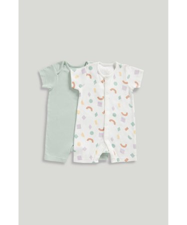 MOTHERCARE šliaužtinukas trumpomis rankovėmis 2 vnt., LL879 80 