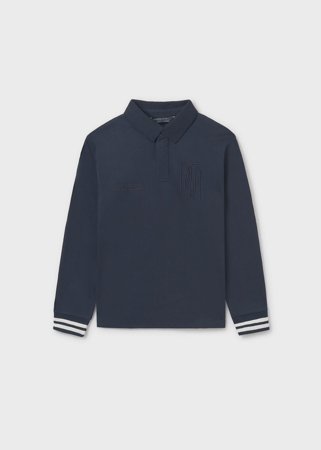 MAYORAL polo marškinėliai ilgomis rankovėmis, navy, 7.101-58, 16 cm 