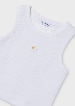 MAYORAL palaidinė ir marškinėliai be rankovių, vanilla, 6.159-57, 140 cm 