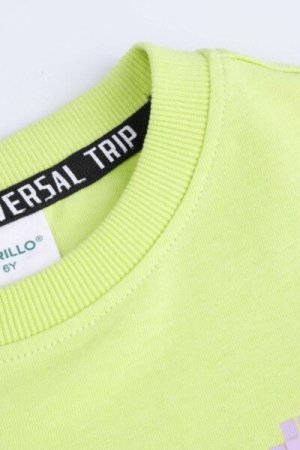COCCODRILLO marškinėliai WORLD OF PIXEL BOY KIDS, lime, ZC4143102WBK-030-122, 122 cm 