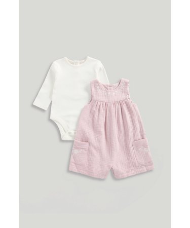 MOTHERCARE smėlinukas ilgomis rankovėmis ir kombinezonas, LK394 86 