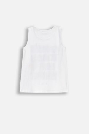 COCCODRILLO marškinėliai trumpomis rankovėmis EVERYDAY GIRL C, balti, WC5143301VGC-001-164, 164 cm 