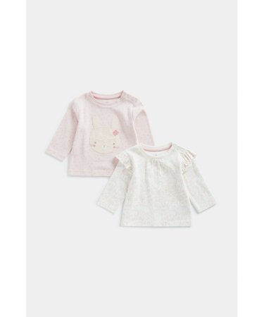 MOTHERCARE marškinėliai ilgomis rankovėmis 2 vnt., FB425 644669