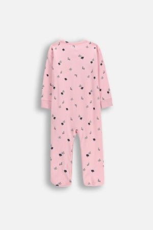 COCCODRILLO šliaužtinukas ilgomis rankovėmis, rožinis, dydis 