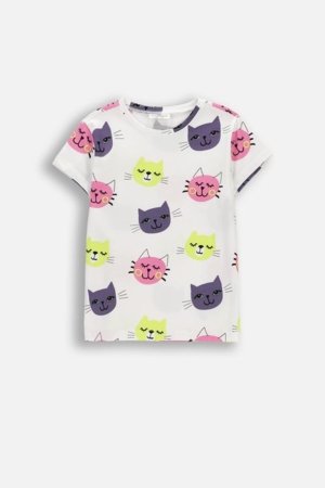 COCCODRILLO marškinėliai trumpomis rankovėmis, balti, WC6143221VGA-001-104, 104 cm 