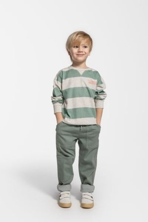 COCCODRILLO kelnės SAGE TIME BOY KIDS, žalios, WC5119101SBK-027-122, 122 cm 