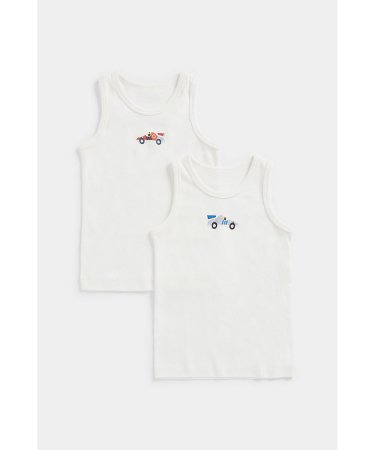 MOTHERCARE apatiniai marškinėliai be rankovių, FD957 2vnt.,  