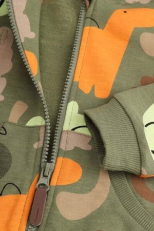 COCCODRILLO susegamas megztinis SMILE BOY NEWBORN, khaki, ZC4132202SBN-027-086, 86 cm 