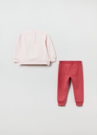OVS GIRL9-36M JOGGING L/S 2H 9-12 PINK 001910874 