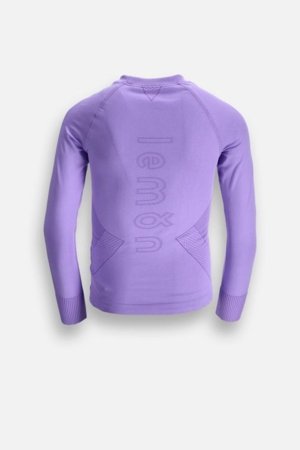 Lemon termo marškinėliai ilgomis rankovėmis, violetiniai, ZL6187201ACG-016-140, 140/146 dydis 