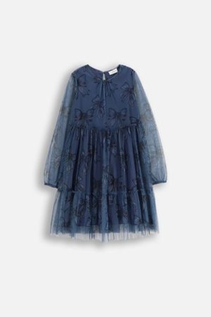 COCCODRILLO suknelė FABOLOUS GIRL JUNIOR, mėlyna, ZC5128101FGJ-015-152, 152 cm 