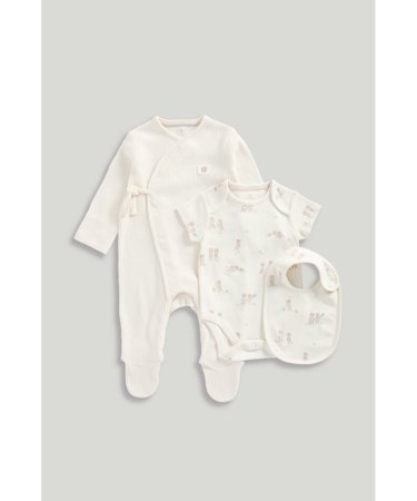 MOTHERCARE 3 dalių komplektas kūdikiui, LK437 74 