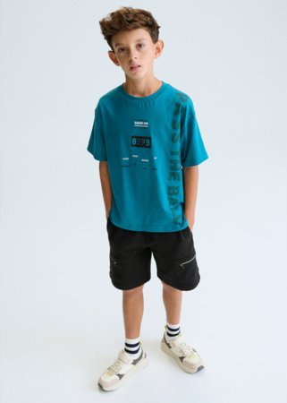 MAYORAL marškinėliai trumpomis rankovėmis, aqua, 6.034-24, 152  cm 