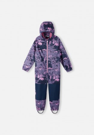 LASSIE kombinezonas DEVI, Softshell, tamsiai mėlynas, 110 cm, 720756-6821 720756-6821-80