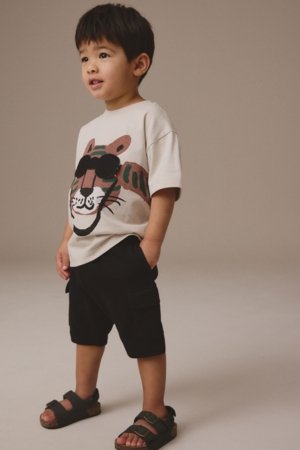 NEXT marškinėliai trumpomis rankovėmis ir šortai, E63602, 80-86 