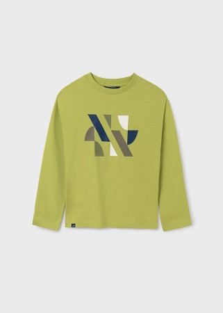 MAYORAL marškinėliai ilgomis rankovėmis 7B, lime, 7.08-10, 167 cm 