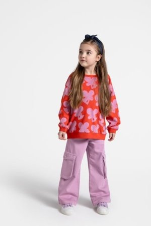COCCODRILLO kelnės MAXITROPIC GIRL KIDS, rožinės, WC5119101MGK-007-122, 122 cm 
