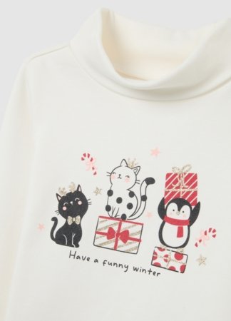 OVS marškinėliai ilgomis rankovėmis aukštu kaklu, cm, 002498256 