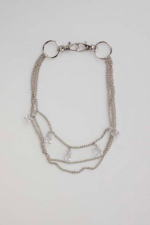 COCCODRILLO diržas PETIT BIJOU, sidabrinis, ZC5368101PBJ-024-000, one size cm 