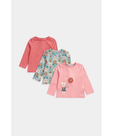 MOTHERCARE marškinėliai ilgomis rankovėmis, 3vnt., FD145  