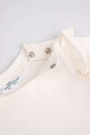 COCCODRILLO smėlinukas trumpomis rankovėmis, smėlio spalvos, dydis 