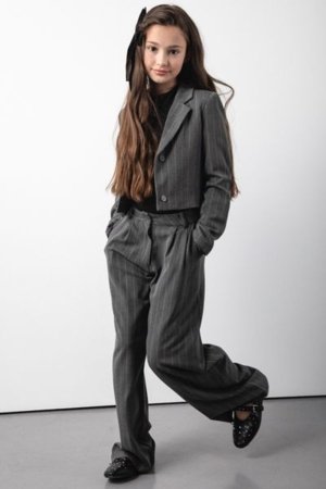 COCCODRILLO švarkas BACK TO SCHOOL GIRL, pilkas, WC5138101BSG-019-164, 164 cm 