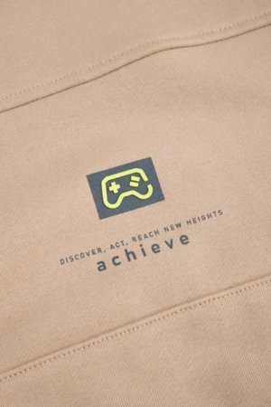 COCCODRILLO džemperis, smėlio spalvos, WC6132101NBJ-002-152, 152 cm 