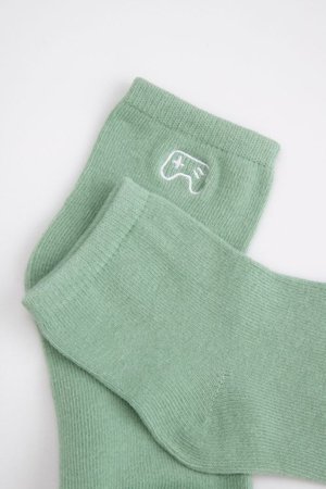 COCCODRILLO kojinės, žalios, WC6382224SOB-011-026, 26/30 cm 