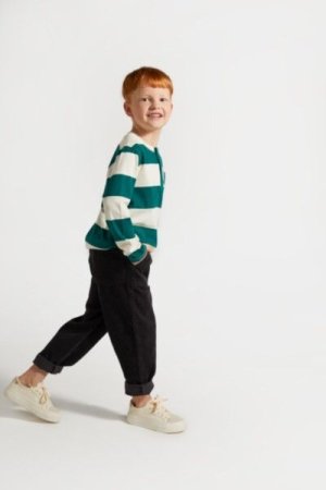 COCCODRILLO marškinėliai ilgomis rankovėmis ACADEMY BOY KIDS, žali, ZC4143101ABK-011-122, 122 cm 