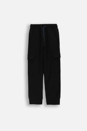 COCCODRILLO sportinės kelnės, juodos, cm 