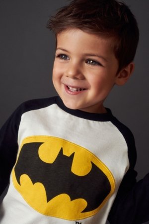 NEXT marškinėliai ilgomis rankovėmis BATMAN, D54728 98-104 