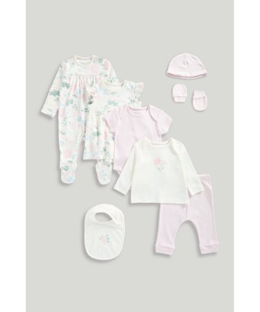 MOTHERCARE 8 dalių komplektas kūdikiui, LK563 74 