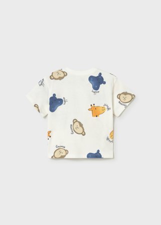 MAYORAL marškinėliai trumpomis rankovėmis, cream, 1.014-94, 98  cm 