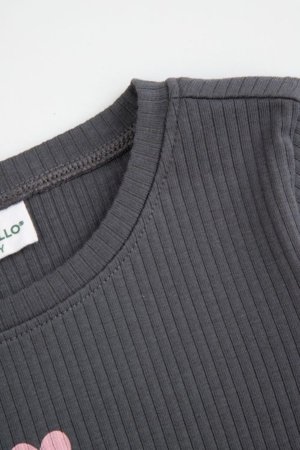 COCCODRILLO marškinėliai ilgomis rankovėmis, pilki, cm 