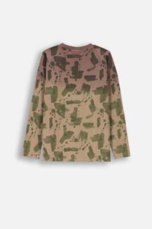 COCCODRILLO marškinėliai EVERYDAY BOY A, khaki, ZC4143102VBA-027-152, 152 cm 