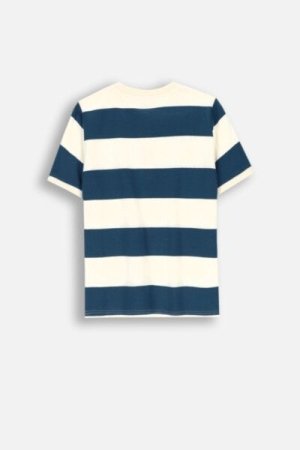 COCCODRILLO marškinėliai trumpomis rankovėmis ACADEMY BOY JUNIOR, mėlyni, ZC4143201ABJ-014-152, 152 cm 