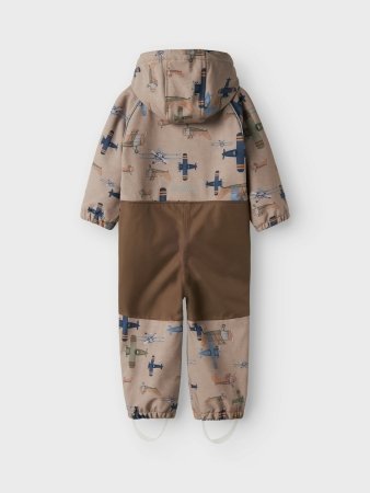 NAME IT kombinezonas ALFA SOFTSHELL, rudas, 13228605, dydis 