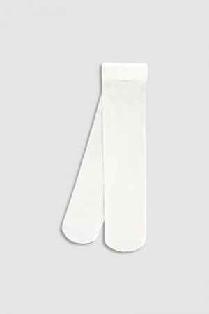 COCCODRILLO pėdkelnės TIGHT MICROFIBRE PLAIN, baltos, WC3380302TMP-001 WC3380302TMP-001-140