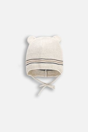 COCCODRILLO kepurė ACCESSORIES SPRING BOY, kreminė, WC5364101ASB-002-046, 46 cm 