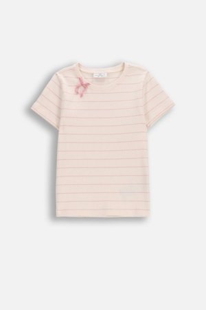 COCCODRILLO marškinėliai trumpomis rankovėmis, rožiniai, WC6143205HGJ-033-134, 134 cm 