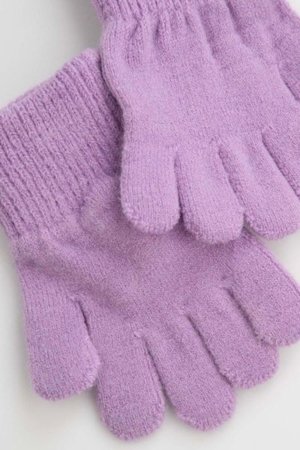 COCCODRILLO pirštinės BASIC ACCESSORIES, violetinės, 